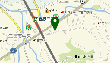 【予約制】akippa 黒木耳鼻咽喉科駐車場の地図画像