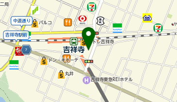 【予約制】akippa キラリナ吉祥寺駐車場の地図画像