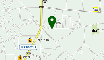 【予約制】akippa 川越上戸メゾンほまれ横駐車場の地図画像