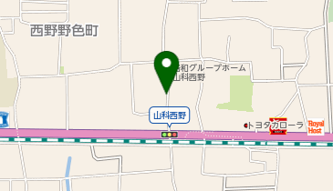【予約制】akippa 西野小柳町70 第二月極☆アキッパ駐車場の地図画像