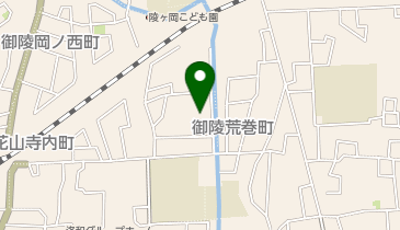 【予約制】akippa 御陵荒巻町24-1 第一月極☆アキッパ駐車場の地図画像
