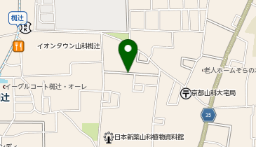 【予約制】akippa 椥辻草海道町23-9 月極☆アキッパ駐車場の地図画像