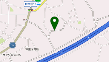 【予約制】akippa 福山市坪生町6丁目駐車場2の地図画像