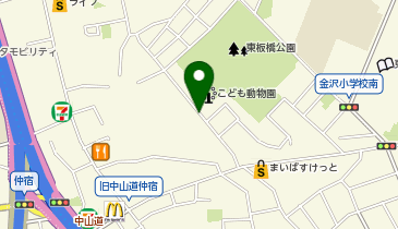 【予約制】akippa 東板橋公園前駐車場の地図画像