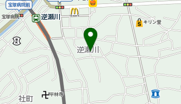 【予約制】akippa 逆瀬川1丁目 アキッパ駐車場の地図画像