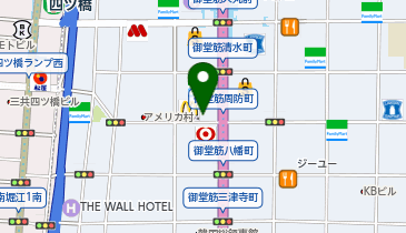 【予約制】akippa THEPARKingアメリカ村【宿泊パック:12:00-翌12:00】の地図画像