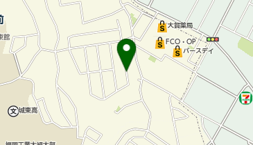 【予約制】akippa 福岡市東区和白東4丁目駐車場の地図画像