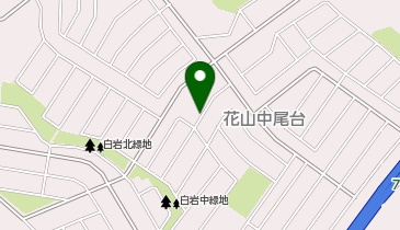 【予約制】akippa 花山中尾台空き地駐車場の地図画像