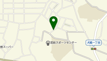 【予約制】akippa 犬蔵1丁目東都パークの地図画像