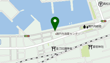 【予約制】akippa 高松市瀬戸内漁業センター [ 高松漁港側  ] 駐車場【土曜:13:00-23:59】の地図画像