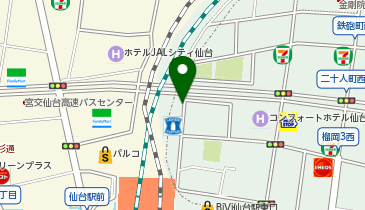 【予約制】akippa 【パック料金】PNP仙台駅北【利用時間:7:00-18:00】【ハイルーフ可】の地図画像