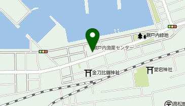 【予約制】akippa 高松市瀬戸内漁業センター [ 瀬戸大橋通り側 ] 駐車場【平日:17:00-23:59】の地図画像