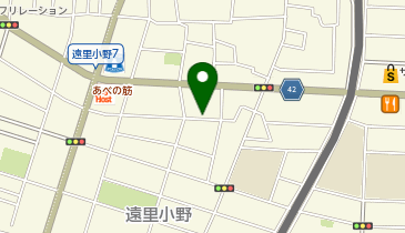 【予約制】akippa 遠里小野6丁目17-9☆アキッパ駐車場【土日のみ:7:00-18:00】の地図画像