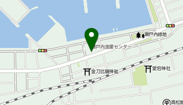 【予約制】akippa 高松市瀬戸内漁業センター [ 瀬戸大橋通り側 ] 駐車場【土曜:13:00-23:59】の地図画像
