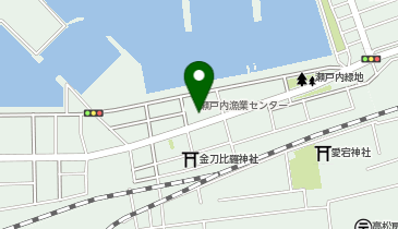 【予約制】akippa 高松市瀬戸内漁業センター [ 瀬戸大橋通り側 ] 駐車場【日祝:00:00-23:59】の地図画像