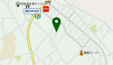 【予約制】akippa 東京都調布市深大寺東町6丁目4-3駐車場の地図画像