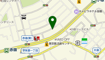 【予約制】akippa 赤嶺1丁目6-3駐車場の地図画像