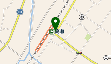 【予約制】akippa 高瀬駅駐車場の地図画像