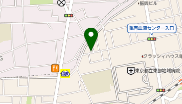 【予約制】akippa 葛飾区亀有5丁目の地図画像