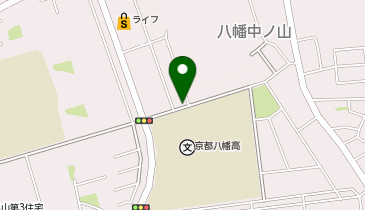 【予約制】akippa 男山吉井4 月極北?アキッパ駐車場の地図画像
