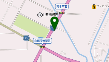 【予約制】akippa ダイナム岐阜山県店 駐車場の地図画像