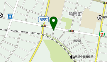 【予約制】akippa 亀岡町12-1駐車場の地図画像