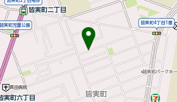 【予約制】akippa 皆実町4-7-22駐車場の地図画像