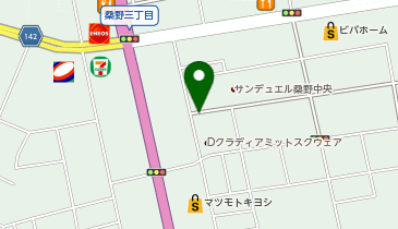 【予約制】akippa 桑野3丁目16-11 アキッパ駐車場の地図画像