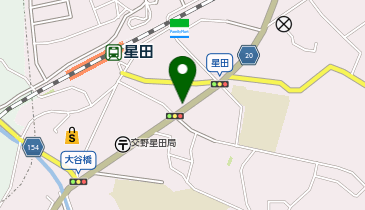 【予約制】akippa 府道星田駅前月極駐車場の時間貸しの地図画像