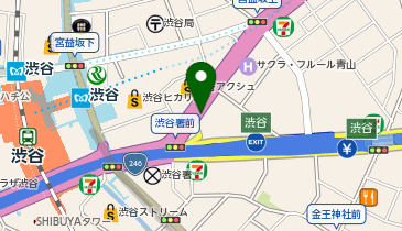 【予約制】akippa 渋谷クロスタワー駐車場の地図画像