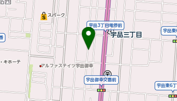 【予約制】akippa 宇品御幸3-3-17駐車場の地図画像