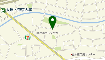 【予約制】akippa 大塚1377-1 グランデール月極☆アキッパ駐車場の地図画像