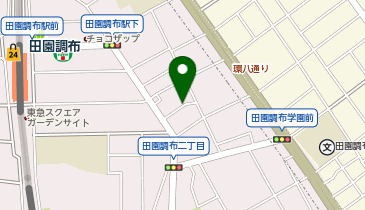 【予約制】akippa 田園調布2-39-5 アキッパ駐車場の地図画像