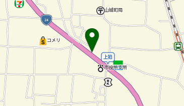 【予約制】akippa 木津川市山城支所前駐車場の地図画像