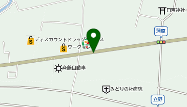 【予約制】akippa ダイナム福岡八女店 駐車場の地図画像