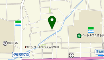 【予約制】akippa 伊福町3丁目15-3駐車場の地図画像