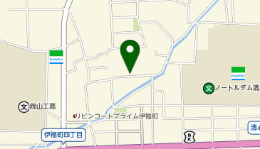 【予約制】akippa 伊福町3丁目17-3駐車場の地図画像
