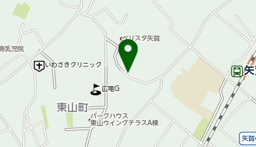 【予約制】akippa 矢賀2-1-30-1駐車場の地図画像