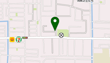 【予約制】akippa 高槻芝生駐車場※10号棟付近の地図画像