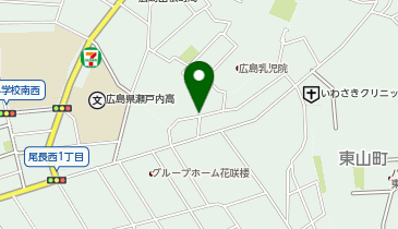 【予約制】akippa 尾長西2-10-8駐車場の地図画像