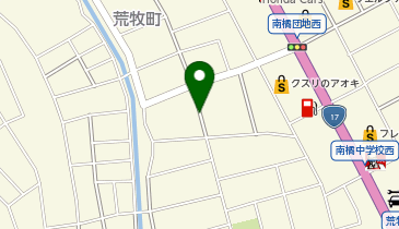 【予約制】akippa 荒牧町2丁目駐車場の地図画像