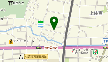 【予約制】akippa 上住吉2丁目7-13☆アキッパ駐車場の地図画像