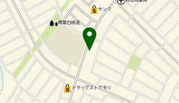 【予約制】akippa 青葉台南2丁目青葉小前駐車場の地図画像