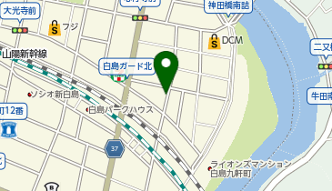 【予約制】akippa 九軒町21-3駐車場の地図画像