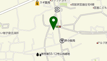 【予約制】akippa シェアパーク八田北町の地図画像