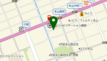 【予約制】akippa 東灘区本山南町6丁目 駐車場の地図画像
