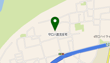 【予約制】akippa 守口八雲北住宅駐車場【25】の地図画像