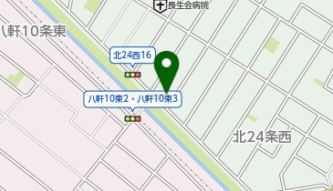 【予約制】akippa N24W16  parkingの地図画像