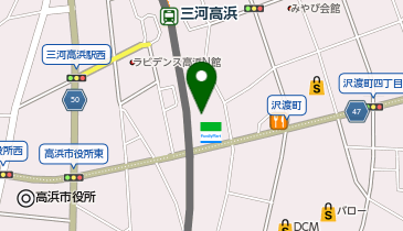 【予約制】akippa 三河高浜駅_沢渡町5丁目 長谷川邸☆駐車場の地図画像