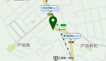 【予約制】akippa 戸坂南2丁目24時間駐車場の地図画像